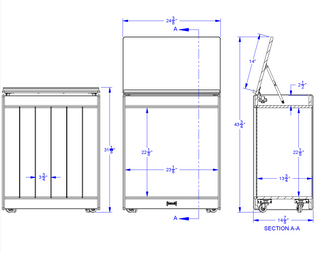 Jonti-Craft Big Book Easel - Write-n-Wipe