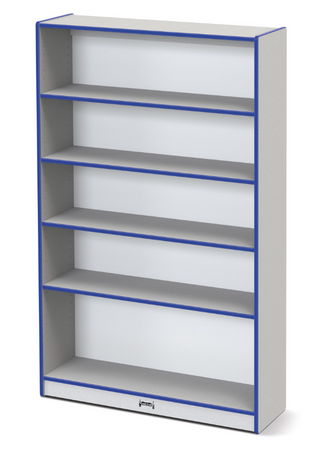 Rainbow Accents Tall Bookcase - Blue