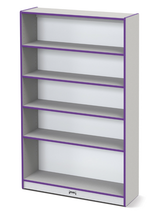 Rainbow Accents Tall Bookcase - Purple