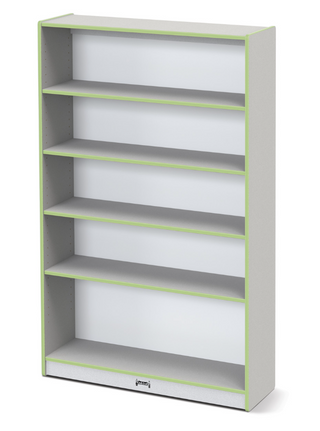 Rainbow Accents Tall Bookcase - Key Lime Green
