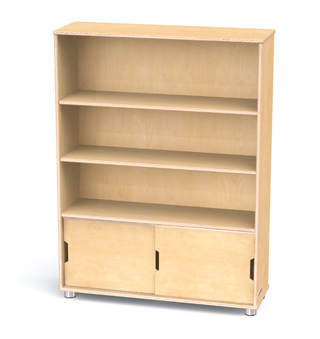 TrueModern Three-Shelf Bookcase