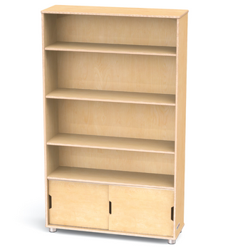 TrueModern Four-Shelf Bookcase