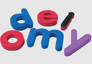 MAGNETIC FOAM: SMALL LOWERCASE LETTERS