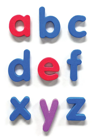 MAGNETIC FOAM: SMALL LOWERCASE LETTERS
