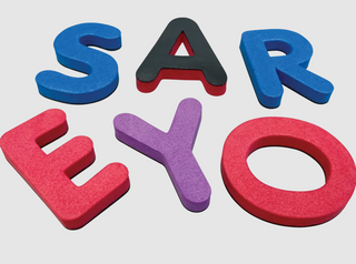 MAGNETIC FOAM: SMALL UPPERCASE LETTERS