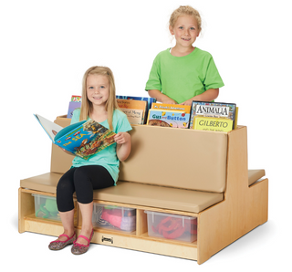 Jonti-Craft Read-a-Round Couch - Wheat