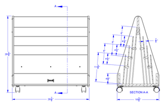 Jonti-Craft Double Sided Pick-a-Book Stand - Mobile
