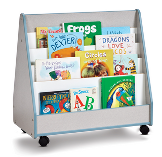 Rainbow Accents Double Sided Pick-a-Book Stand - Mobile - Coastal Blue