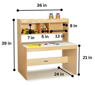 Jonti-Craft Dual Writing Desk