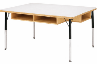 Jonti-Craft Table with Storage 15-24 inch no Paper-Trays