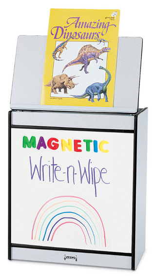 Rainbow Accents Big Book Easel - Magnetic Write-n-Wipe - Black