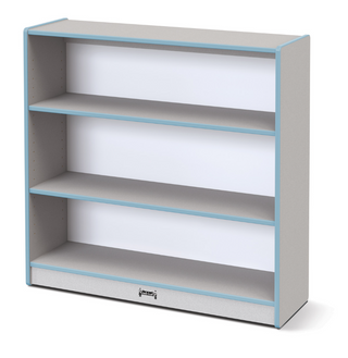 Rainbow Accents Short Bookcase - Coastal Blue