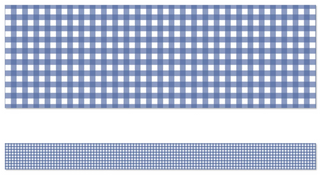 Blue Gingham Straight Bulletin Board Borders