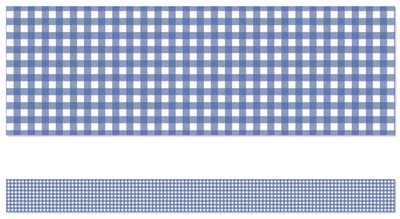 Blue Gingham Straight Bulletin Board Borders