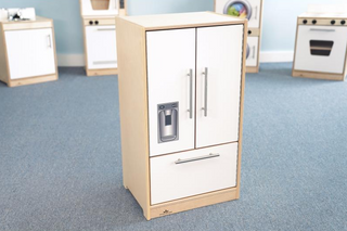 Contemporary Refrigerator - White