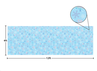 Snowflakes Better Than Paper Bulletin Board Roll