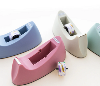 1 BAZIC 1" CORE HEAVY DUTY DESKTOP TAPE DISPENSER W/ 3/4" X 250" TAPE REFILL