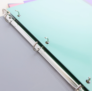 1 Glossy Laminated Pastel Color 2-Pockets Portfolios