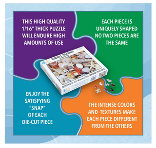 SEASHELL TREASURES - 1000PCS PUZZLE