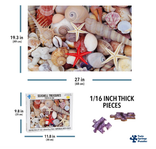 SEASHELL TREASURES - 1000PCS PUZZLE