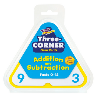 Addition/Subtraction Three Corner Flash Cards 0-12