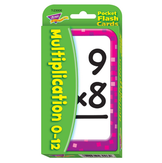 Multiplication 0-12 Flash Cards