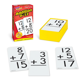 Addition 0-12 Flash Cards