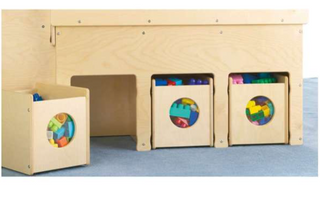 Jonti-Craft Tiny Tots Loft - 12-24 Months - with Bins