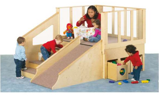 Jonti-Craft Tiny Tots Loft - 12-24 Months - with Bins