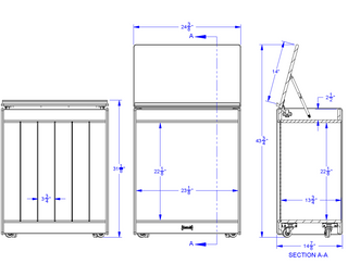 Jonti-Craft Big Book Easel - Magnetic Write-n-Wipe