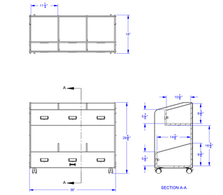 Jonti-Craft Mobile 6-Section Book Organizer