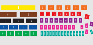 Teacher Created Resources Fraction Tiles Magnetic Accents