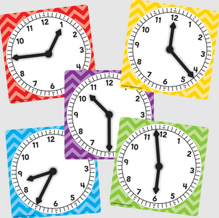Clocks Spinners Pack of 5