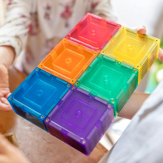 Learn and Grow Magnetic Tiles - Small Square Pack (36 Piece)