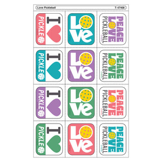 Love Pickleball Tear & Share Stickers™