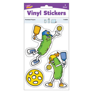 Pickleball Players Vinyl Stickers