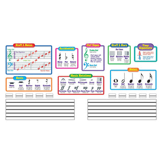 Music Symbols - Wipe-Off® Bulletin Board Set