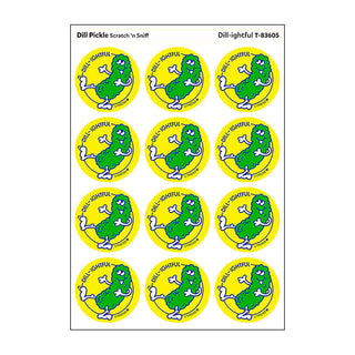 Dill-ightful, Dill Pickle scent Retro Scratch 'n Sniff Stinky Stickers®