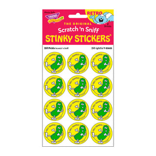 Dill-ightful, Dill Pickle scent Retro Scratch 'n Sniff Stinky Stickers®