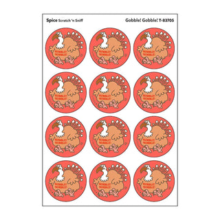 Gobble! Gobble!, Spice scent Retro Scratch 'n Sniff Stinky Stickers®