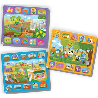 Wiggle Brain Tray Puzzles: From Farms to You!
