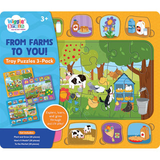 Wiggle Brain Tray Puzzles: From Farms to You! — additional view