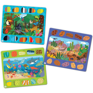 Wiggle Brain Tray Puzzles: Wildlife in Focus