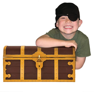 Treasure Chest with Lock and Key