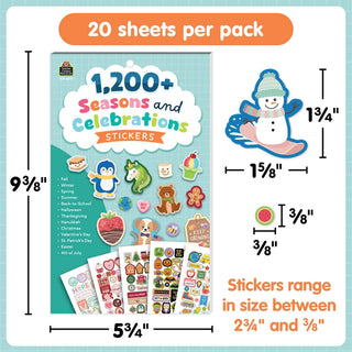 Seasons and Celebrations Sticker Pad