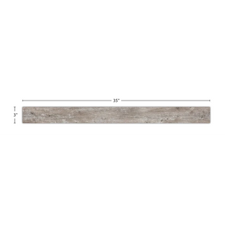 Weathered Wood Straight Border Trim