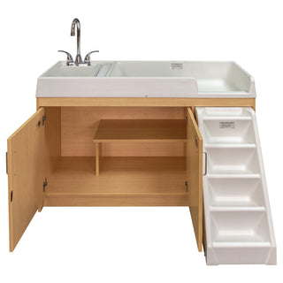 Toddler Changing Table With Sink and Stairs