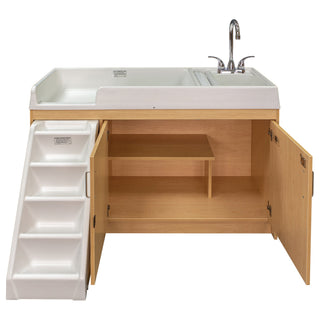 Toddler Changing Table With Sink and Stairs