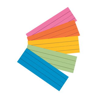 Pacon® Super Bright Flash Cards - Ruled, 5 Assorted Super Bright Colors,