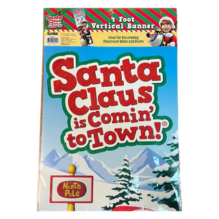 Santa Claus Is Comin' To Town Banner